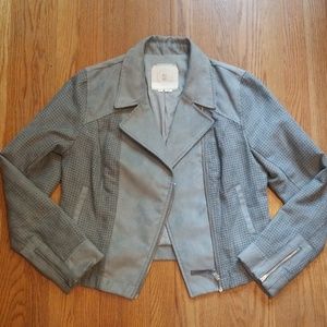Anthropolgie suede moto jacket